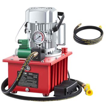 Electric hydraulic pump VEVOR GYB-700A, single-acting, 28 × 47 × 35.5 cm