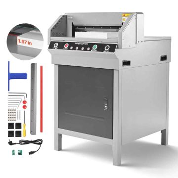Elektryczna gilotyna do papieru VEVOR G450V+, 65 × 77 × 101 cm