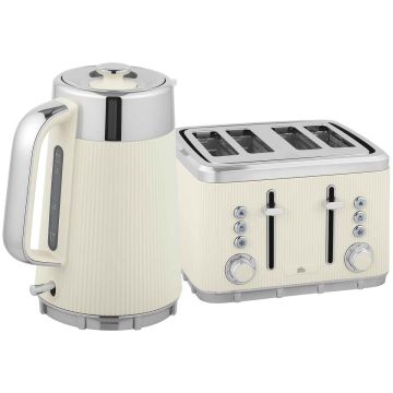 Czajnik elektryczny i toster, 1,7 l, 4 kromki