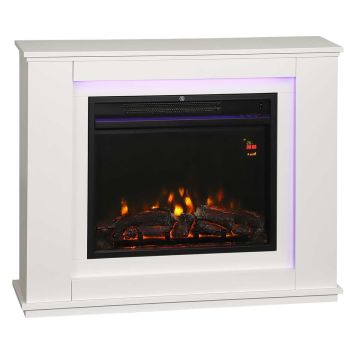 Kominek elektryczny 1000/2000 W, 12 kolorów, 98 × 80 × 25 cm