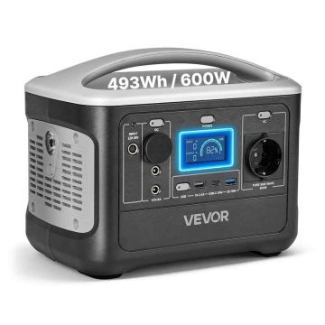 Generator elektryczny VEVOR M6, 7 portów wyjściowych, 275 × 175 × 230 mm