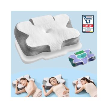 Ergonomiczna poduszka pod szyję SONGMICS TBP051GZ02, 59 × 40 cm
