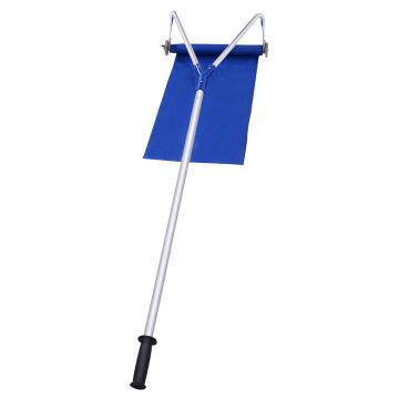 Roof snow blower, silver/blue