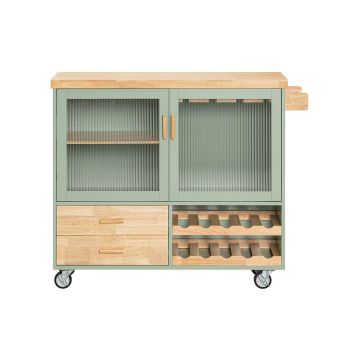 Kitchen island on wheels 109x40x92cm., various colors