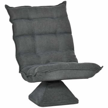Fotel Homcom 62x70x95cm, ciemnoszary