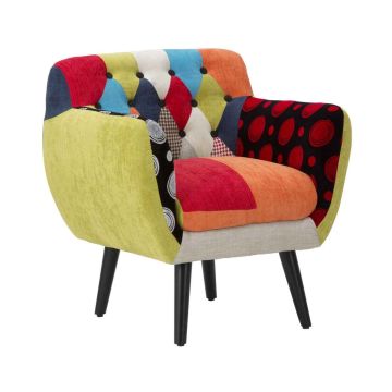 Fotel Imperial Nowy, Wielokolorowy, 71 × 78 × 63 cm