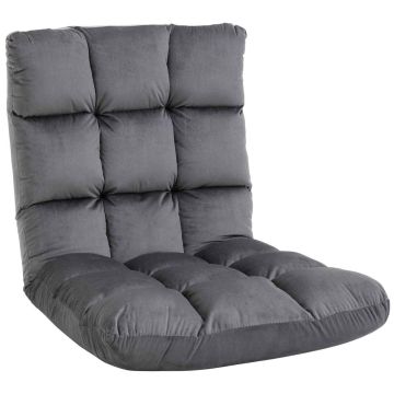 Fotel-łóżko Homcom 55x71x53,5cm., ciemnoszary