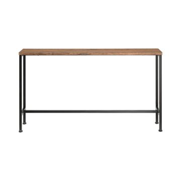 Konsola 120x20x65cm, czarno-brązowa