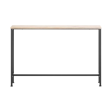 Konsola 120x20x80cm, czarno-jasnobrązowa
