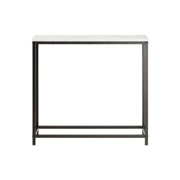Konsola 80x30x75cm, czarno-biała