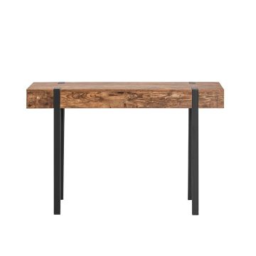 Konsola 120x20x75cm, czarno-brązowa