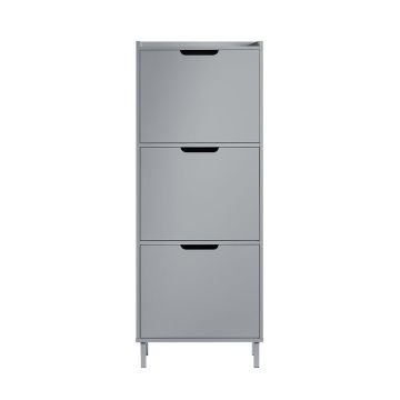 Szafka na buty 50x19x129cm, szara