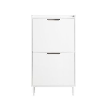 Szafka na buty 50x19x91cm, biała