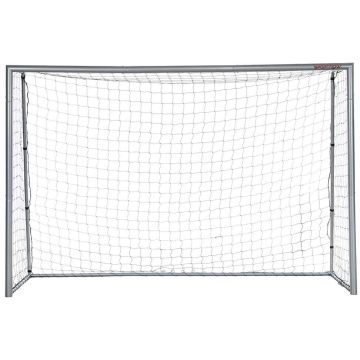 Bramka do piłki nożnej Sportnow 300x200x120cm., kolor srebrny