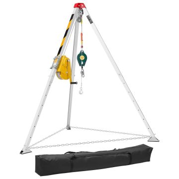 Statyw ratunkowy VEVOR JC180065, wyciągarka 816 kg, 167 × 218,5 × 167 cm
