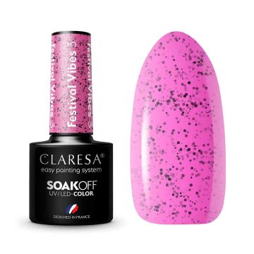 Гель-лак CLARESA Festival Vibes 3, Розовый