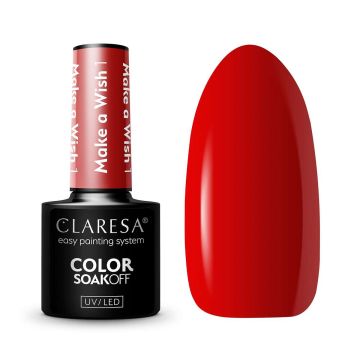 Gel polish CLARESA Make a Wish 1, Red