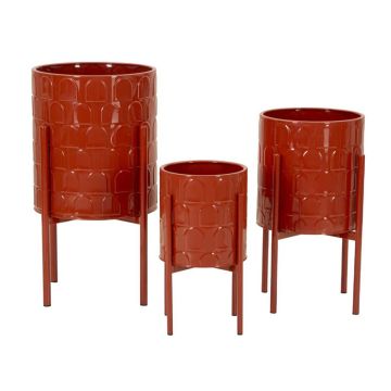 Stojaki na kwiaty Archy, 3 szt., 36 × 56,5 × 36 cm, 30 × 48,5 × 30 cm, 24 × 37,5 × 24 cm
