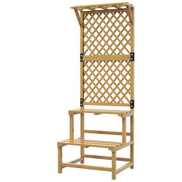 Flower stand, 2 tiers, 60 × 166 × 50 cm