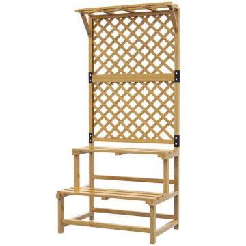 Flower stand, 2 tiers, 75 × 166 × 50 cm