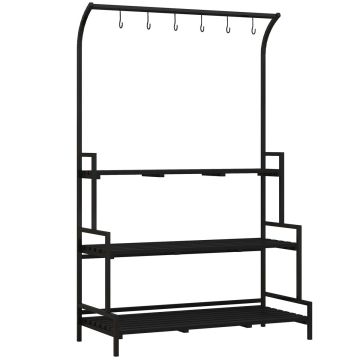 Flower stand Outsunny 170x110x50cm., black