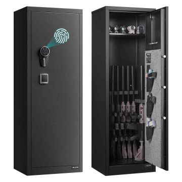 Sejf na broń VEVOR SS-201QG, 8-10 sztuk, 45 × 44 × 140 cm