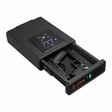 Sejf na broń VEVOR WX007, na 2 pistolety, 32,5 × 24 × 8,6 cm