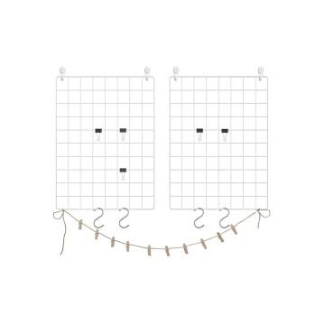 Hanging wall grids for hanging photos/jewelry, 2 pcs. LPP01W
