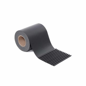 PVC privacy screens 40 m, black