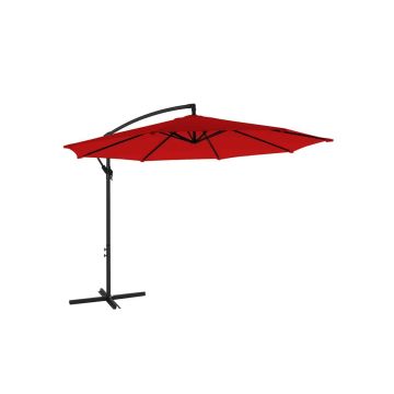 Parasol Ø 300 cm, czerwony