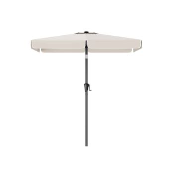 Parasol stojący prostokątny 200 x 150 cm ze stelażem, beżowy