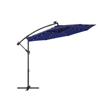 Outdoor umbrella 300x300cm., blue/black