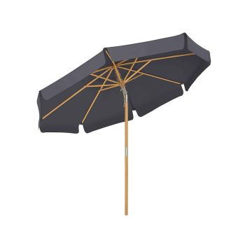 Parasol ośmiokątny 270 cm, szary