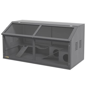 Rodent cage PawHut 100x52x50cm., gray