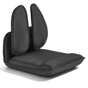 Fotel podłogowy VEVOR QX-1709, 5 pozycji, czarny, 50 × 13 × 96 cm