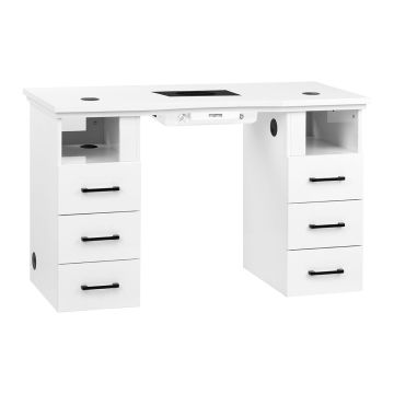 Beauty table Momo 01, with built-in cassette vacuum cleaner