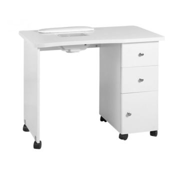 Beauty table Wood 011B, 2 drawers, 74 × 90 × 50 cm