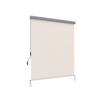 Markiza pionowa 250 x 180 cm zwijana, beżowa