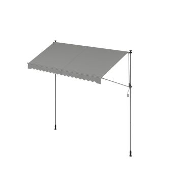 Awning 120x350x300cm., gray