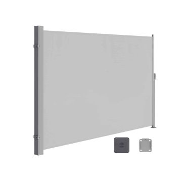 Side awning 200x337cm., gray