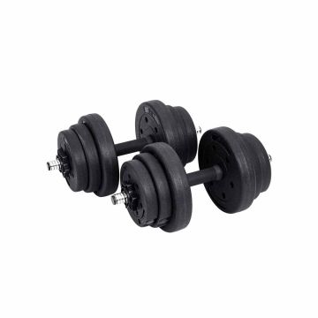 Weight set 20 kg, black