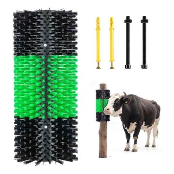 Animal scratching brush VEVOR FL-CBB006, 1 pc, Green/black, 435 × 190 × 100 mm