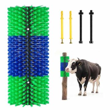 Szczotka do drapania dla zwierząt VEVOR FL-CBB007, zielono-niebieska, 435 × 190 × 100 mm