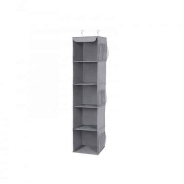 Hanging shelf with 5 large compartments