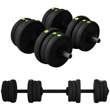 Dumbbell and barbell set, 2 in 1