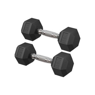 Zestaw hantli SONGMICS, 2 szt., 10 kg, 28 × 10,5 × 9,5 cm