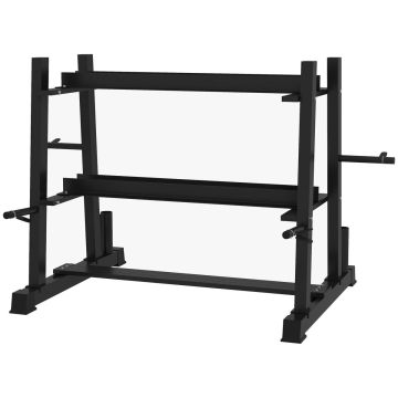 Dumbbell rack Sportnow 131x75x80cm., black