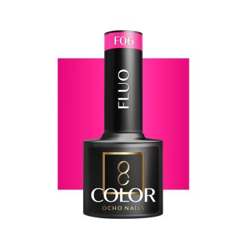 Lakier hybrydowy OCHO NAILS FLUO F06