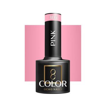 Hybrid gel nail polish OCHO NAILS PINK 305