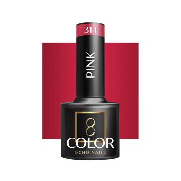 Hybrid gel nail polish OCHO NAILS PINK, 314